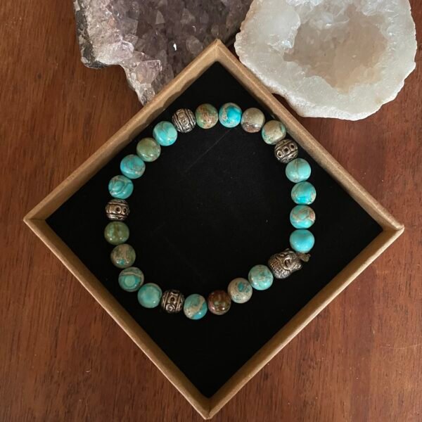 Turquoise Jasper crystal bracelet