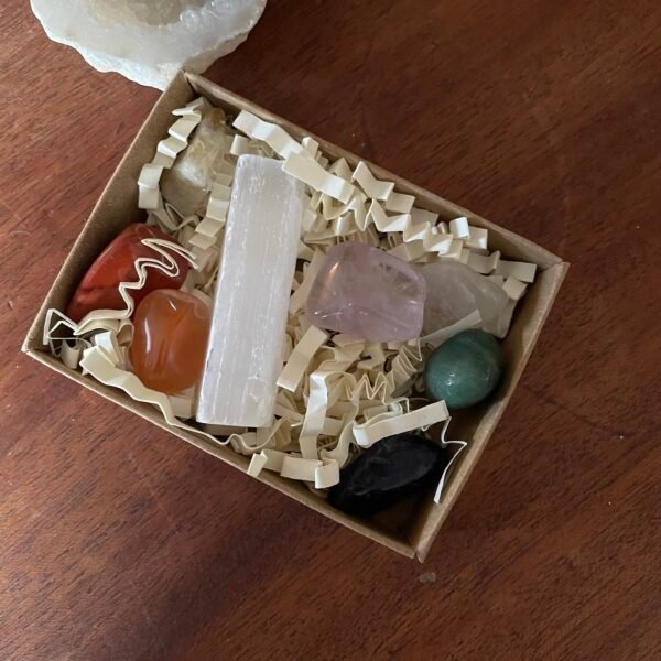 Crystal healing chakra set