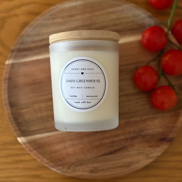 Dads greenhouse soy wax candle - Image 2